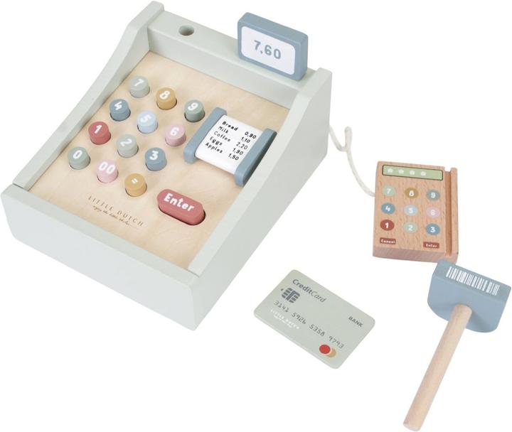 Little Dutch Wooden cash register with scanner FSC