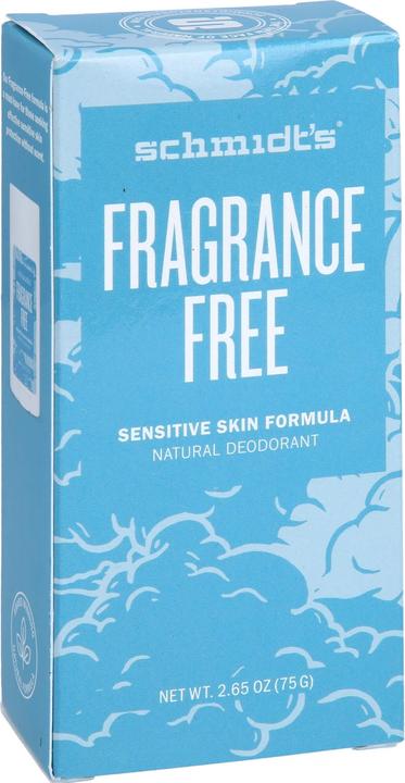 Schmidt's Deodorant Stick FRAGRANCE FREE (Stick)