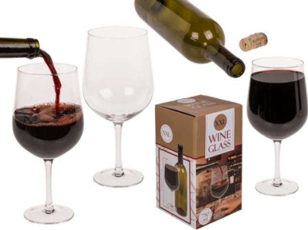 Immagine prodotto Out of the blue XXL - Bicchiere da vino gigante da 740 ml (74 cl, 1 Occhiali, Bicchieri da vino bianco)