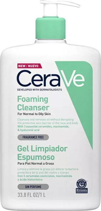 CeraVe Facial Cleanser (Gel, 1000 ml)