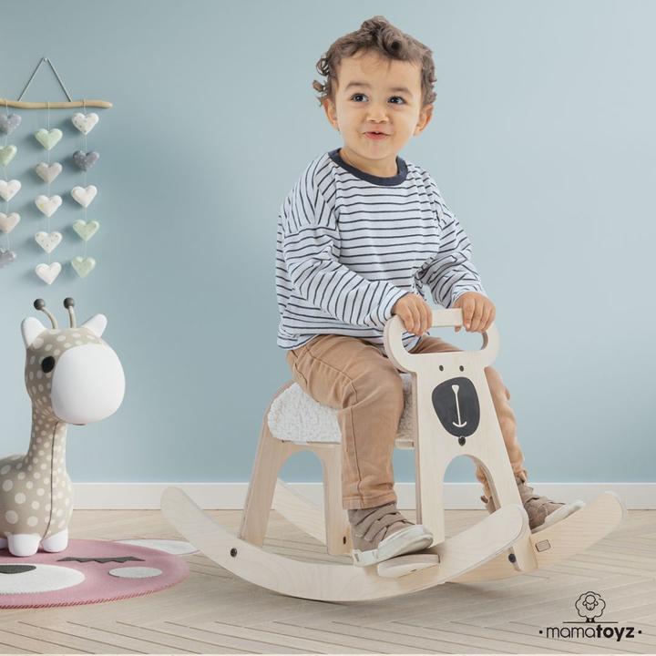 Produktbild MamaToyz Schaukeltier Pony Bär Nature