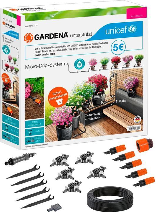 Image du produit Gardena Système de micro-goutte (Kit d'irrigation goutte à goutte)