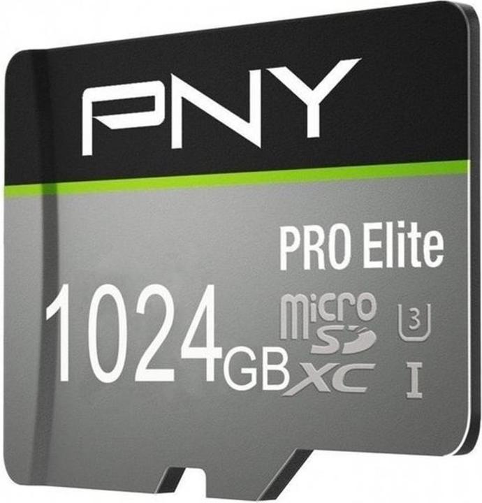 Actual product image PNY Pro Elite (1000 GB, microSDXC, U3, UHS-I)