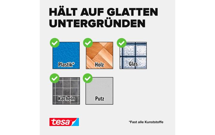 Actual product image tesa Powerbond TRANSPARENT double-sided mounting tape (19 mm)