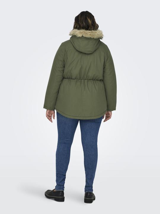 Produktbild Only Kapuze mit abnehmbarem Kunstfell-Rand Curve Parka Langer Parka (L)
