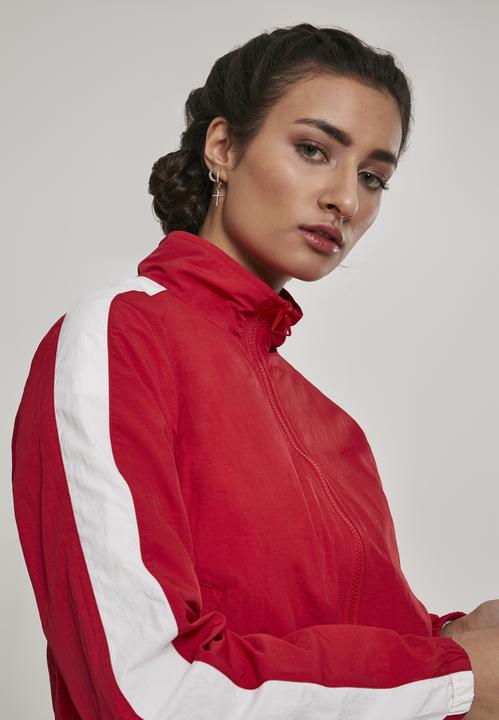 Image du produit Urban Classics Ladies Short Striped Crinkle Track Jacket (S)