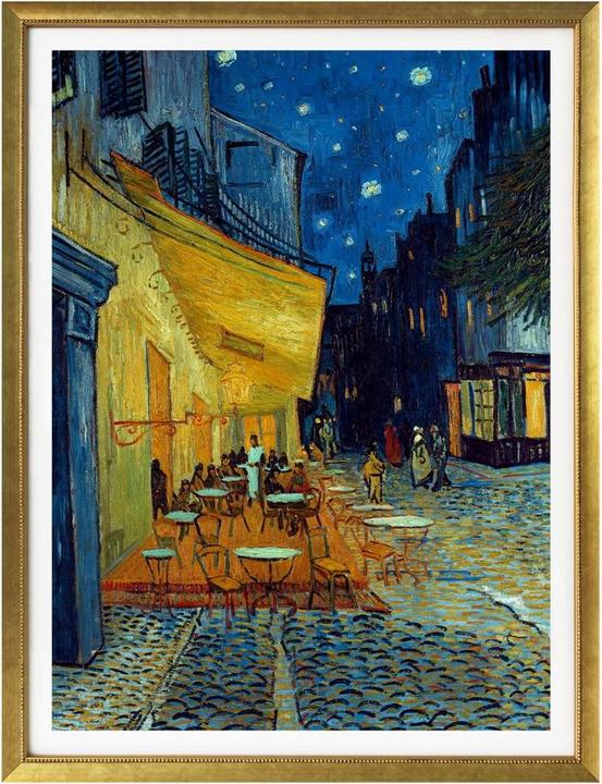 Produktbild Trenddeko van Gogh - Café-Terrasse am Abend (40 x 50 cm)