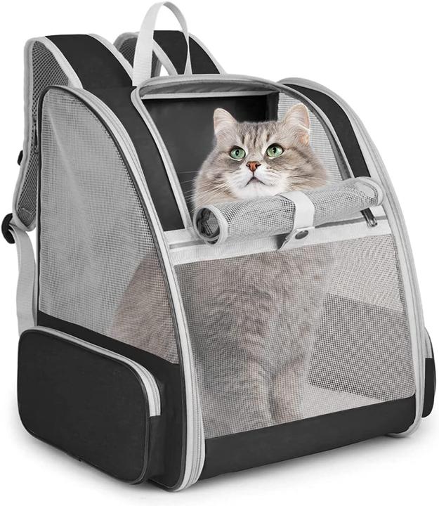 Actual product image Bow Calico Haustierrucksack (Dog, Cat, Foldable, Breathable)