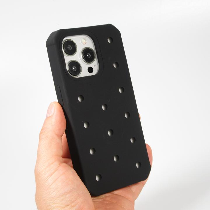 Actual product image PhoneLook Cover Thick silicone cover with holes for stick-on stickers (Apple iPhone 14 Pro)