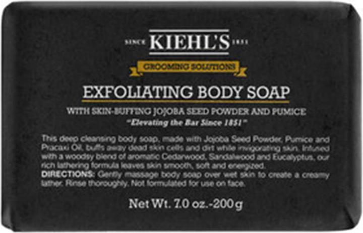 Immagine prodotto Kiehl's Kiehls - Grooming Solutions Bar Soap - Sapone esfoliante per il corpo da uomo (200 ml)