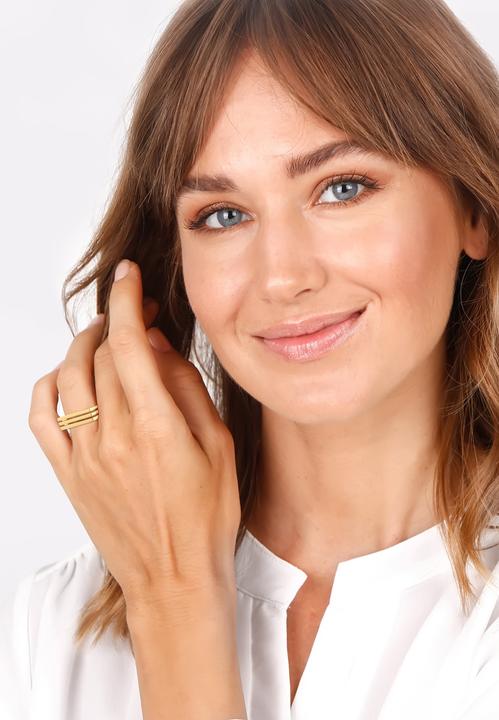 Actual product image Elli Rectangle, signet ring (52, 925 Silver)