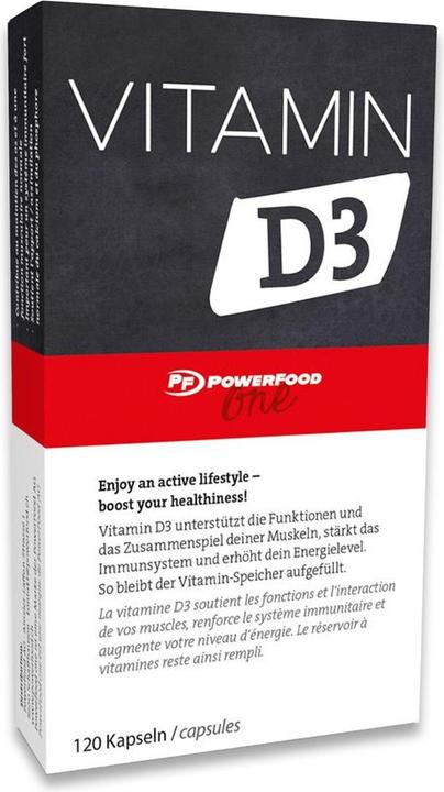 Produktbild PowerFood One Vitamin D3 (120 Stück, Tabletten, 522 g)