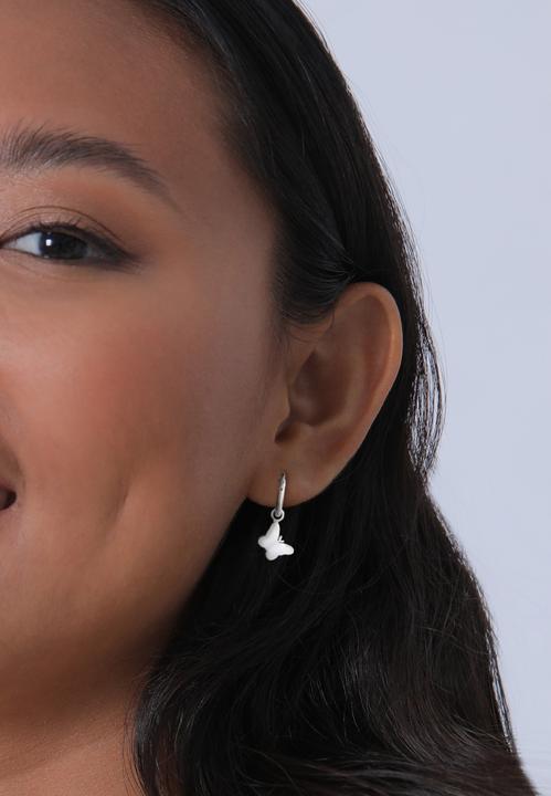 Image du produit Elli Boucles d'oreilles créoles papillon 925 argent (Argent sterling 925)