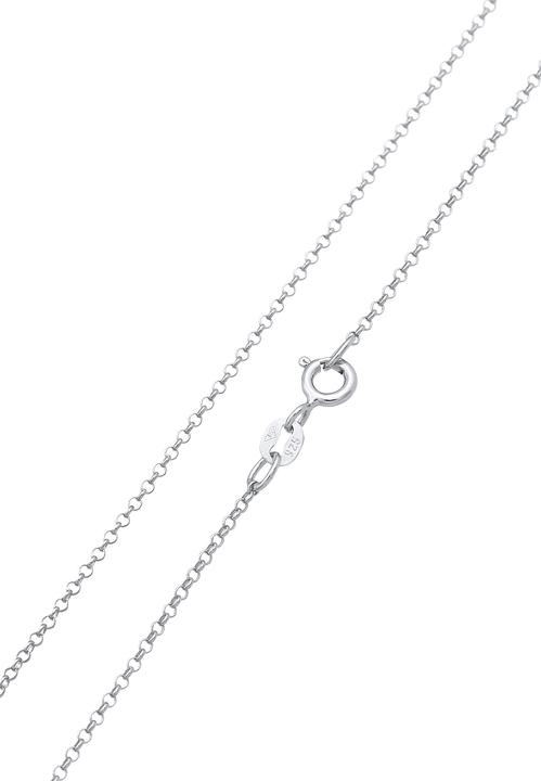 Produktbild Elli Halskette Plättchen Vintage Stab Element 925 Silber (925er Sterling Silber, 45 cm)