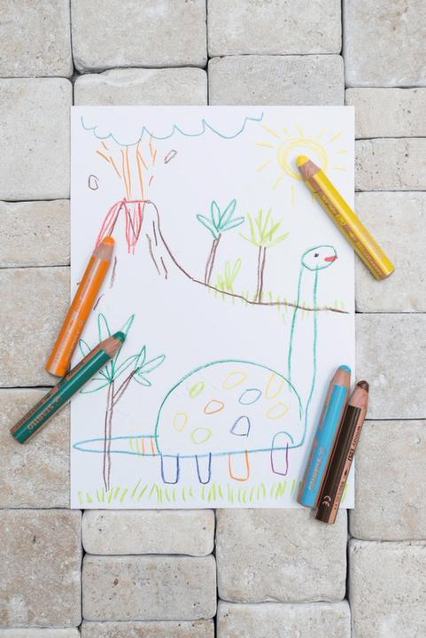 Actual product image STABILO woody 3 in 1 coloured pencil with sharpener (Multicoloured, 10 x)