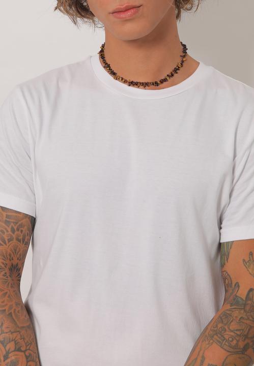 Immagine prodotto Kuzzoi Girocollo, collana di pietre preziose (Argento 925, Acciaio inossidabile, Occhio di tigre, 42 cm)