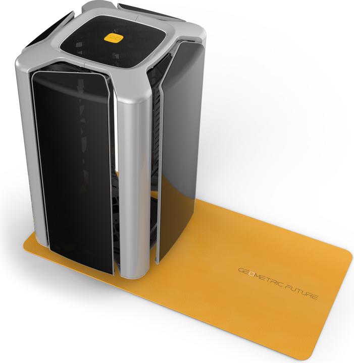 Image du produit Geometric Future M2 THE ARK boîtier, TG - gris (Mini-ITX, Mini-ATX)