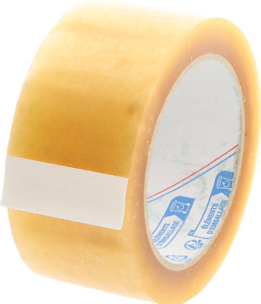 Image du produit kaiserkraft Ruban d'emballage en polypropylène Low-Noise, caoutchouc naturel, lot de 6 (50 mm)
