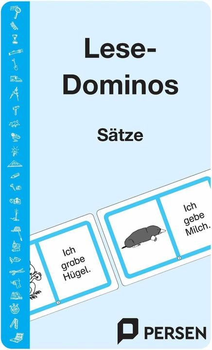 Lese-Dominos. Sätze: 1. und 2. Klasse (Deutsch)