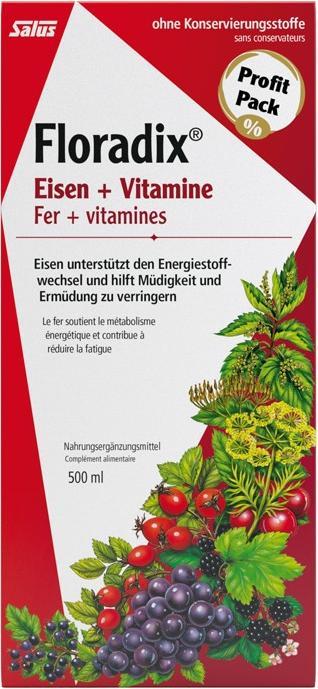 Image du produit Floradix Fer (1 pièce(s), Liquide, 600 g)