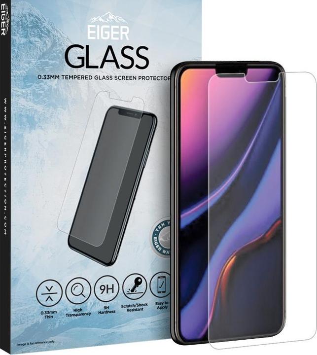 Immagine prodotto Eiger Mountain Glass Clear (1 Pezzo/i, Apple iPhone X, Apple iPhone XS, Apple iPhone 11 Pro)