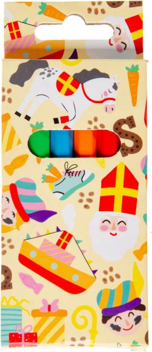 Actual product image LG-Imports Crayons Sinterklaas, 6pcs. (Multicoloured, 6 x)