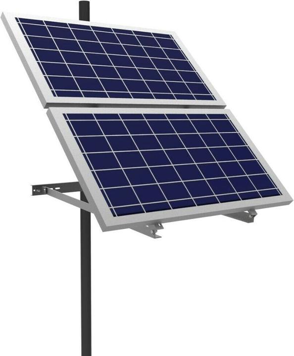 Productafbeelding Enjoy solar Aluminium paalbevestiging voor DUO-paneel (100-680mm), kantelhoek 30°-60°. (Montagemateriaal voor zonnesystemen)