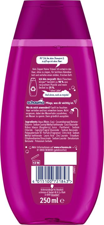 Image du produit Schauma Shampooing Kids Girls 250 ml (250 ml, Shampoing liquide)