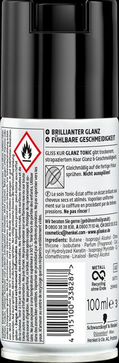 Actual product image Gliss Total Repair Shine Tonic (100 ml)
