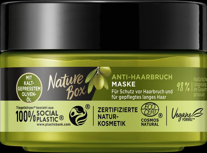 Nature Box Anti-Haarbruch Maske Oliven-Öl (200 ml)