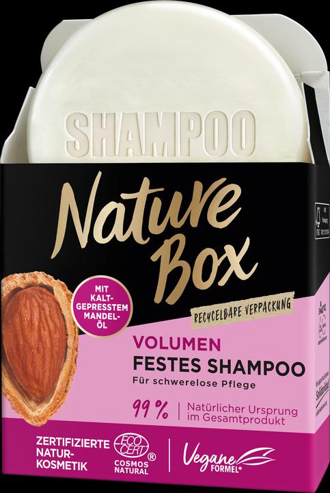 Image du produit Nature Box Shampooing Volume Fermeté Huile d'Amande (Shampoing solide)