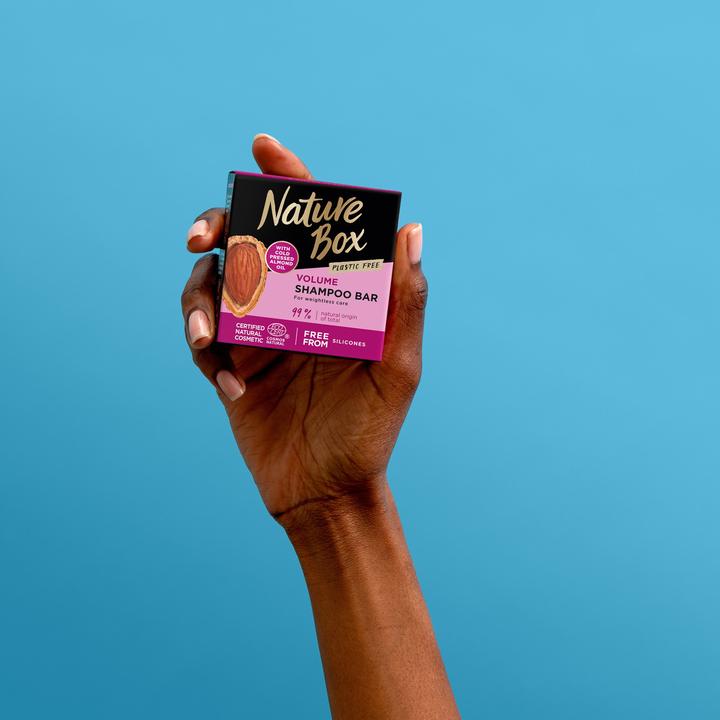 Image du produit Nature Box Shampooing Volume Fermeté Huile d'Amande (Shampoing solide)