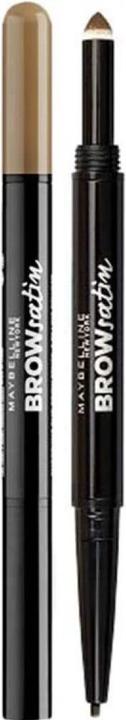 Actual product image Maybelline New York Brow Satin Duo (Châtain)