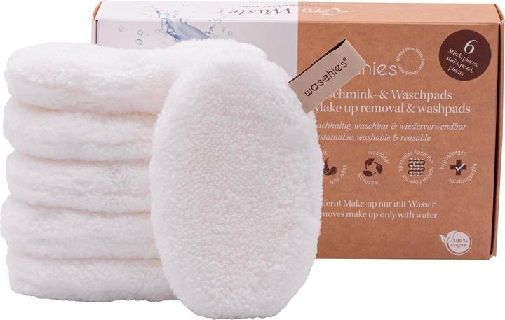 Waschies Abschminkpads Weiss 6er Set (Reinigungstücher)