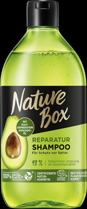 Image du produit Nature Box Huile d'avocat réparatrice (385 ml, Shampoing liquide)