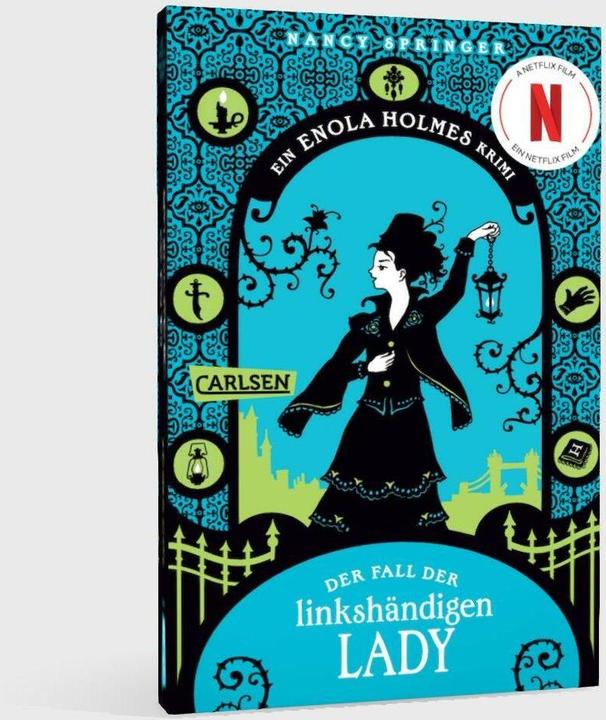 Immagine prodotto Enola Holmes: Der Fall der linkshändigen Lady (Tedesco, Nancy Springer, 2024)