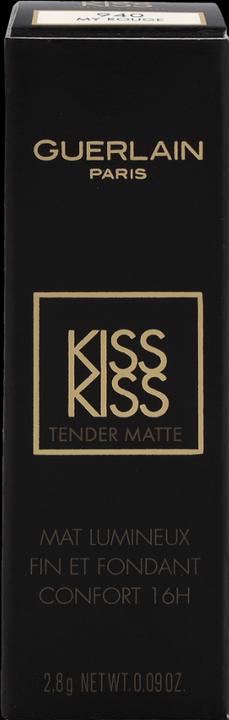 Actual product image Guerlain KissLips Tender Matte No 940 (940 My Rouge)