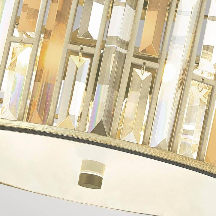 Actual product image Elstead Lighting Gemma ceiling light E27 triple silver leaf (E27)
