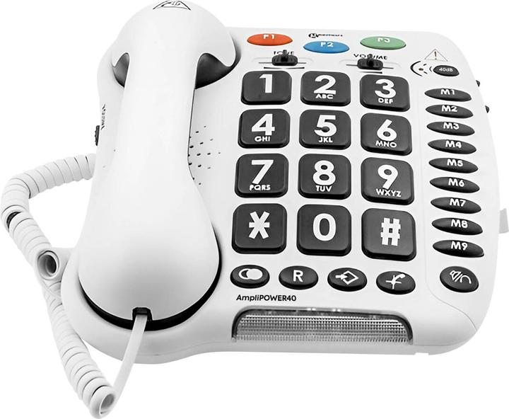 Image du produit Geemarc AmpliPOWER 40 téléphone pour malentendants (blanc)