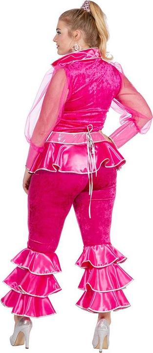 Immagine prodotto Wilbers Vestito da discoteca da donna anni '70 Mama Mia, rosa (36)