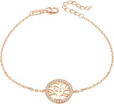Produktbild Beneto Pink gold plated silver bracelet with tree of life AGB485 / 20-ROSE (L)