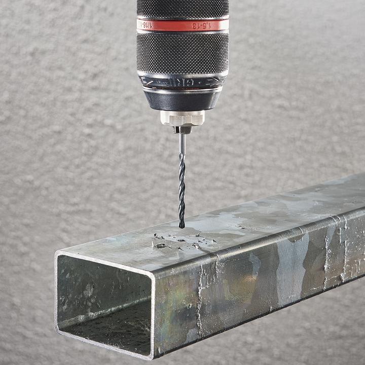 Produktbild wolfcraft Metallbohrer-Set HSS rollgewalzt, Ø 2-8 mm, 6-tlg. (2, 3, 4, 5, 6, 8 mm)