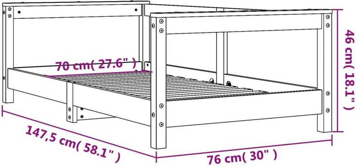 Produktbild VidaXL Jon (70 x 140 cm)
