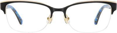 Produktbild Kate Spade KSP Brille Frauen Schwarz Muster Blau 52mm