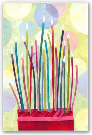 Produktbild Trenddeko Blanz - Geburtstagskerzen (40 x 60 cm)