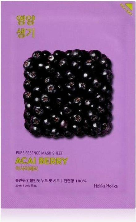 Immagine prodotto Holika Holika Maschera Pure Essence Foglio Bacca di Acai (20 ml)