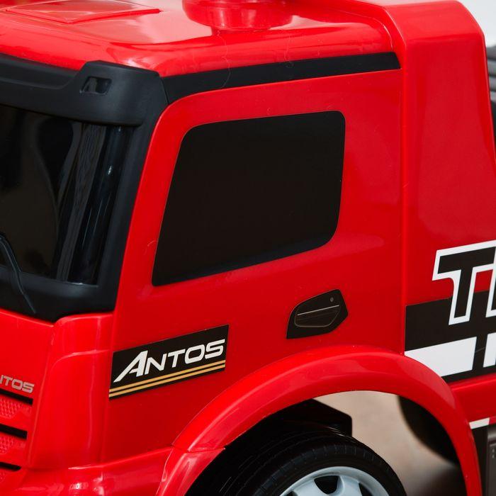 Produktbild Swisshandel24 Kinderfahrzeug Rutscherauto Rutscherfahrzeug von Mercedes ANTOS-LKW-Stil mit Licht für Kinder von 12