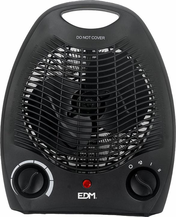 Produktbild EDM Elektrische Mini-Heizung tragbar 07220 Schwarz 1000 - 2000 W (2000 W)