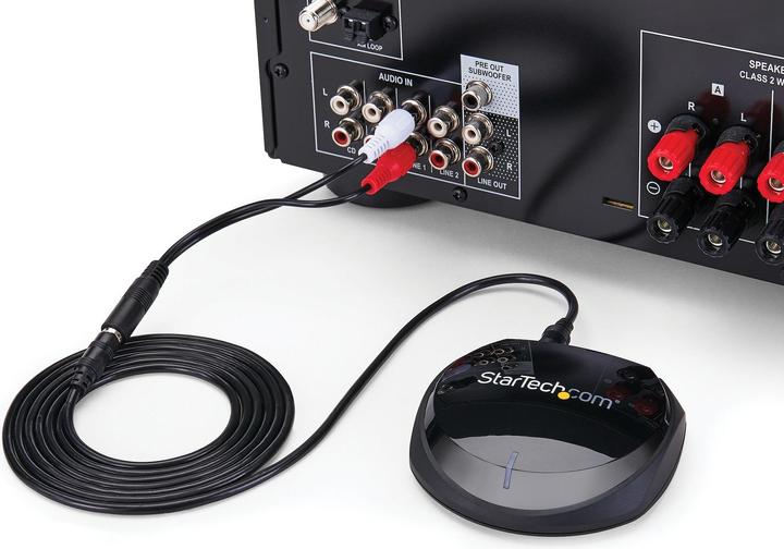 Image du produit StarTech COM Récepteur audio Bluetooth 5.0 - Support NFC et aptX - DAC Wolfson - 2 canaux RCA audio (Récepteur)