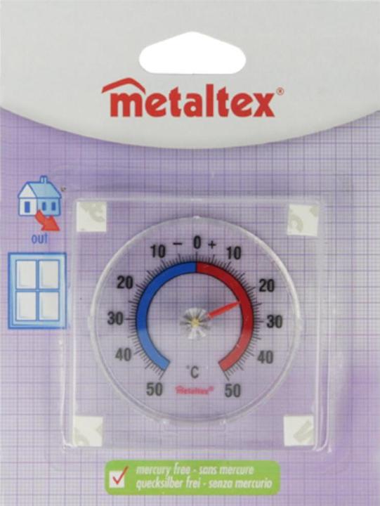 Actual product image Metaltex Window thermometer